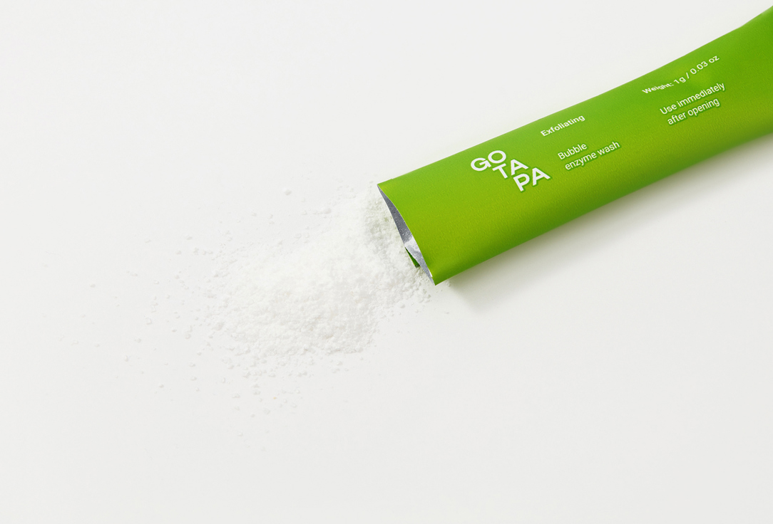 Go Tapa Foaming enzyme face powder Bubble enzyme wash