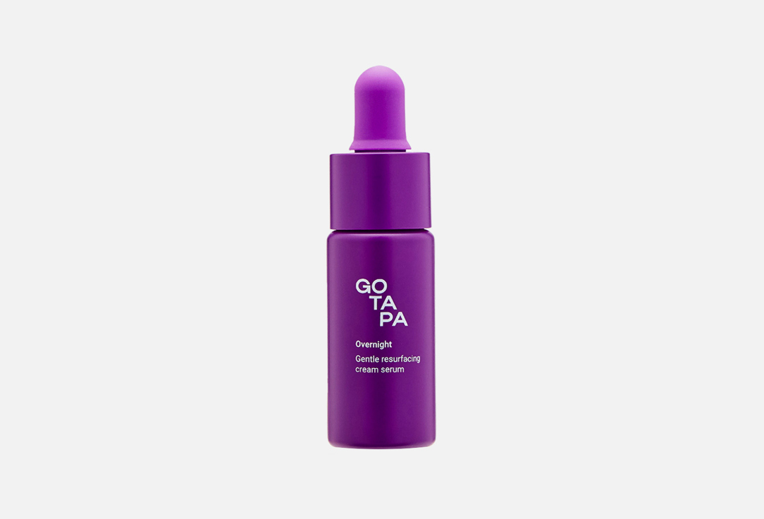 Go Tapa Night renewing serum-mask Gentle resurfacing cream serum