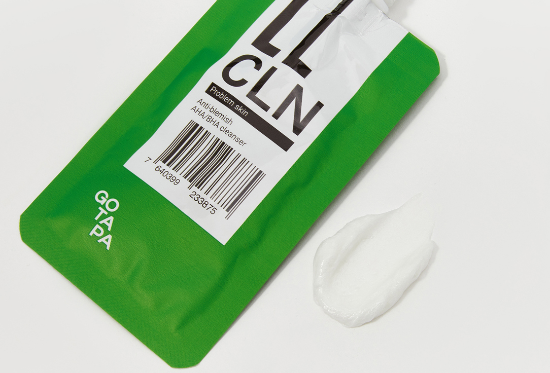 Go Tapa Gently exfoliating cream-gel for problem skin Anti-blemish AHA/BHA cleanser