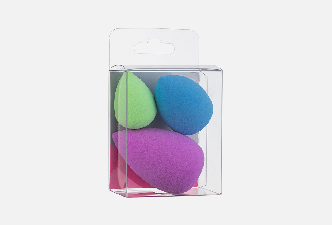 Flormar Makeup Sponge Set 3 Pieces Blending Sponge Set 