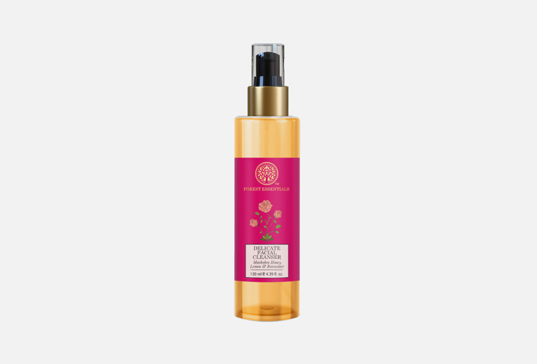 Forest Essentials Face Cleanser   Delicate Mashobra Honey Lemon and Rosewater