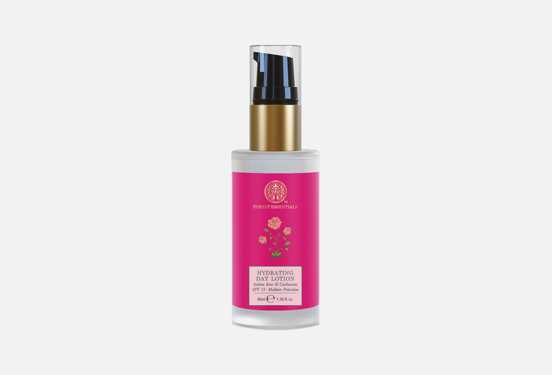 Forest Essentials Day Lotion  SPF 15 Indian Rose and Cardamom