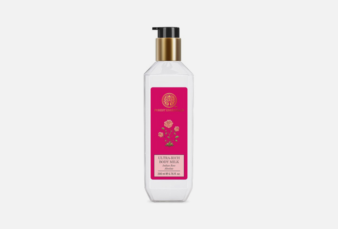 Forest Essentials Moisture Rich Body Milk  Indian Rose Absolute