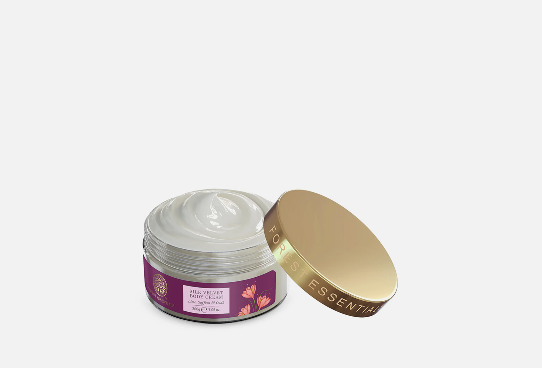 Forest Essentials Body Cream  Silk Velvet Lime, Saffron&Oudh