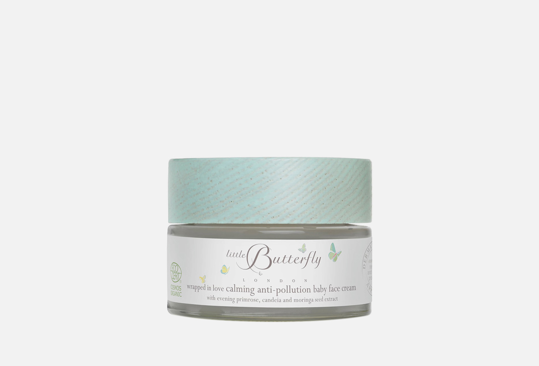 Little Butterfly London Calming Anti-Pollution Baby Face Cream wrapped in love 