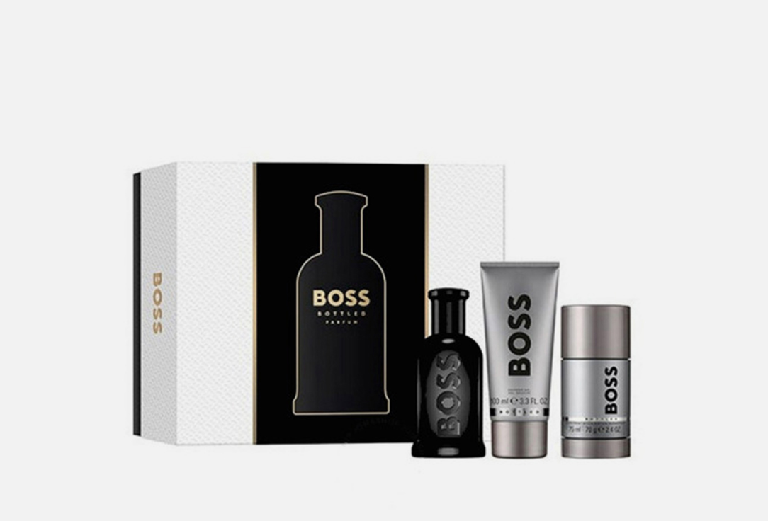 Hugo Boss Eau de Parfum & Shower Gel, Deodorant Stick Set Bottled