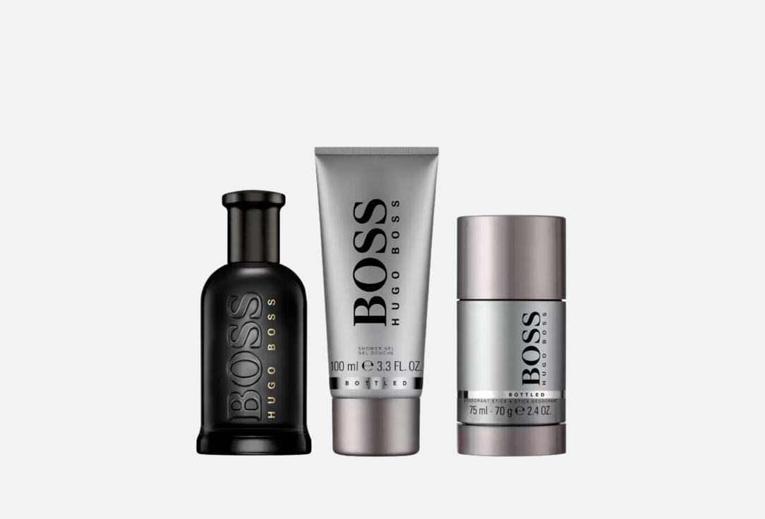 Hugo Boss Eau de Parfum & Shower Gel & Deodorant Stick Set Bottled