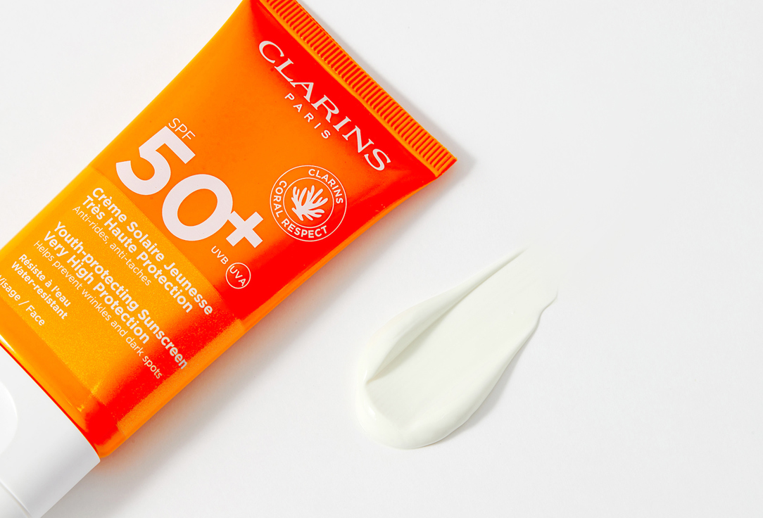 Clarins Face Sunscreen Cream SPF50+ Solaire Jeunesse