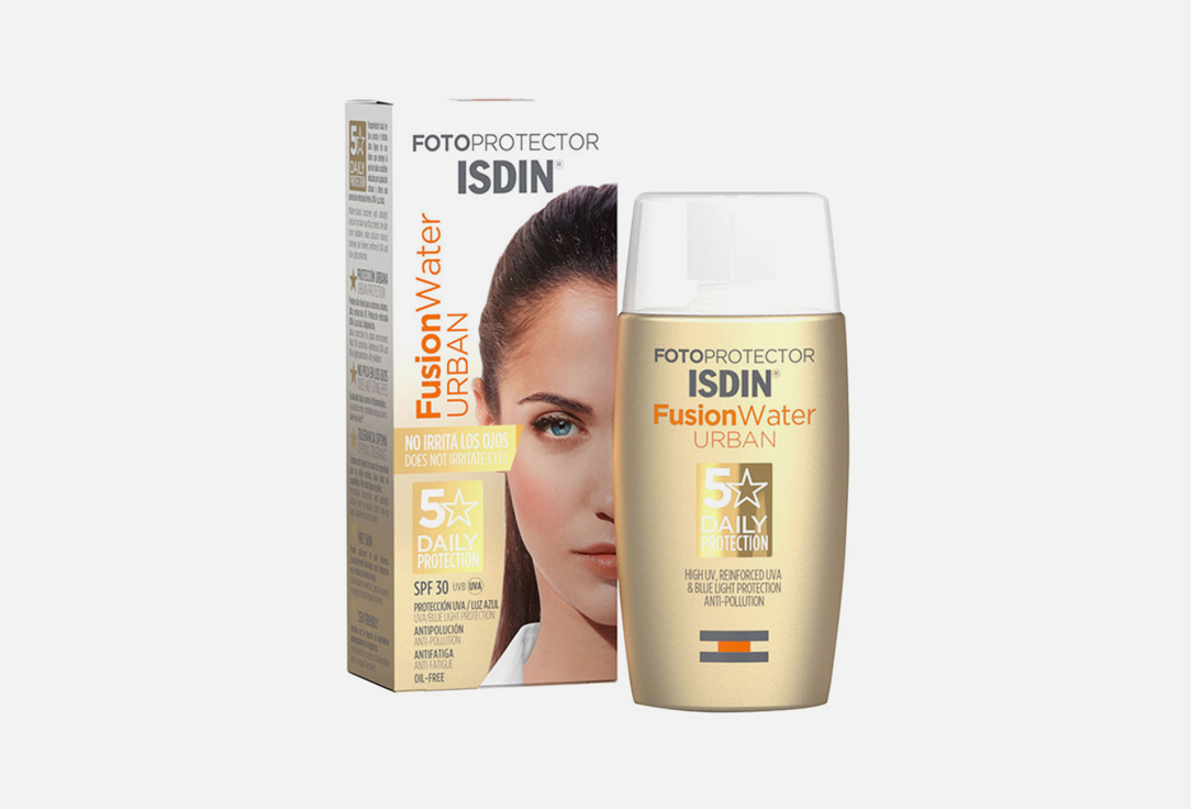 ISDIN Sunscreen Cream SPF30+ Fotoprotector Fusion Water Urban