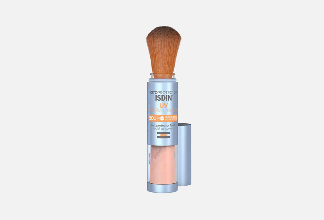 ISDIN Sunscreen Cream SPF50+ Fotoprotector Uv Mineral Brush