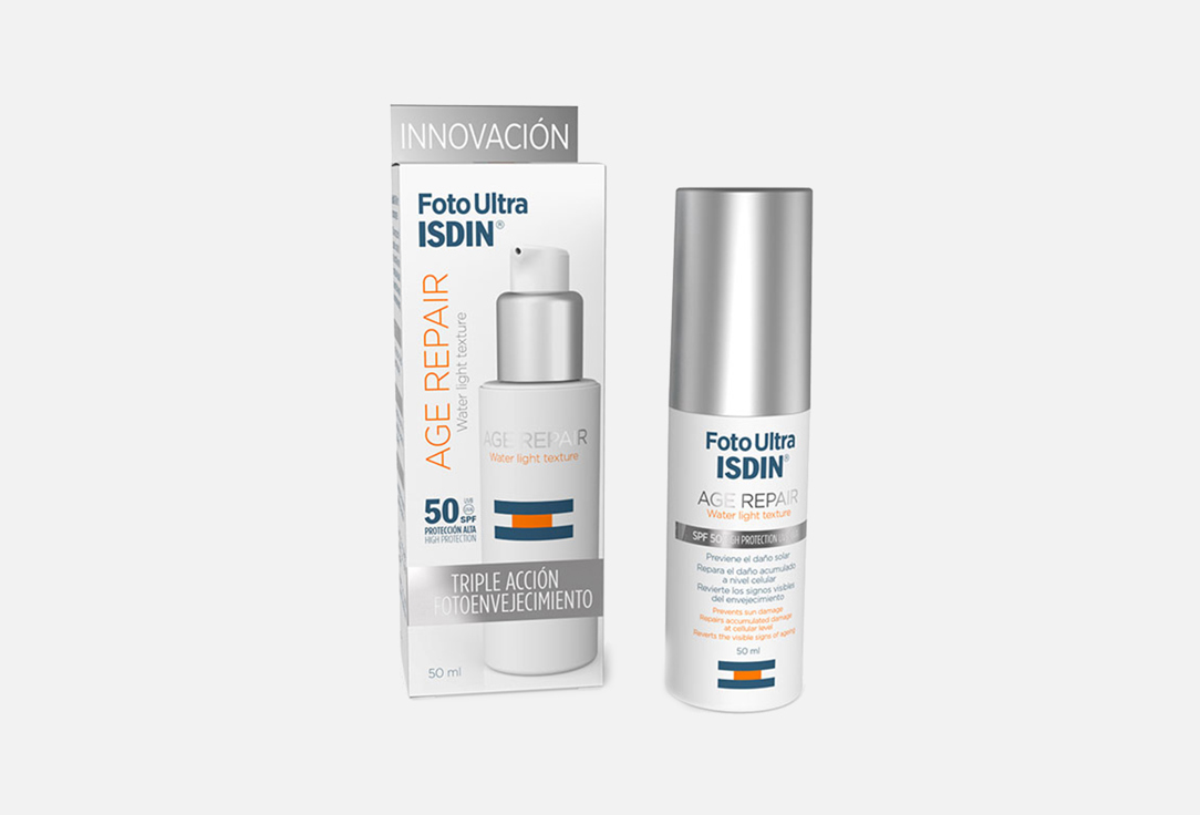 ISDIN Fluid Face Sunscreen SPF50+ Fotoultra Age Repair Fusion Fluid 