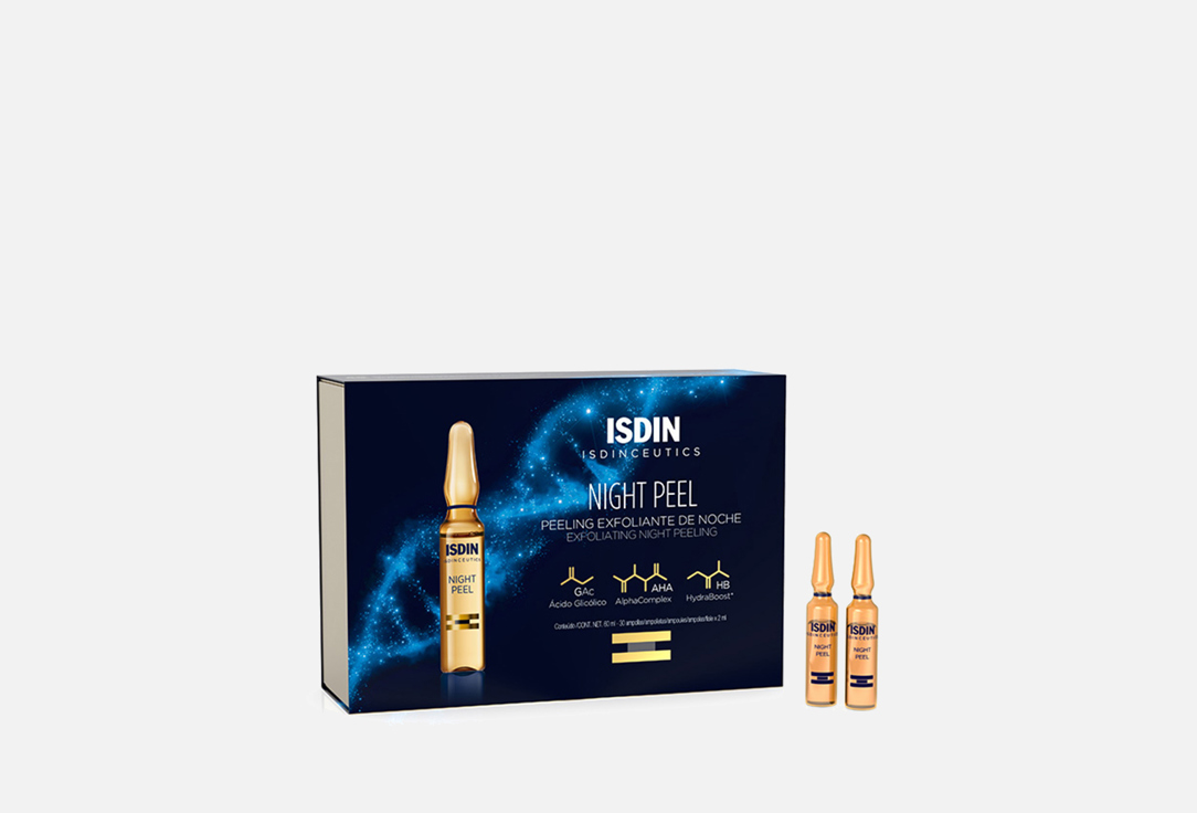 ISDIN Exfoliating Peeling Ampoules Isdinceutics Night Peel 10U