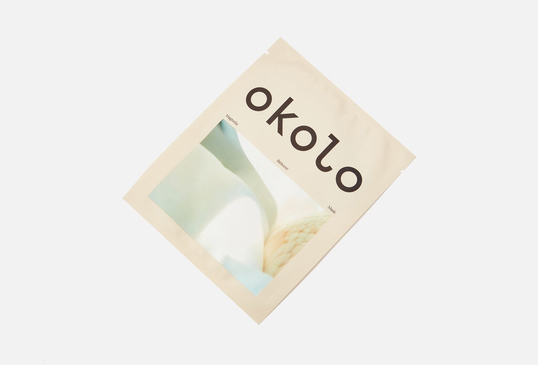 OKOLO Calming toning sheet mask Magnolia Reboost Mask