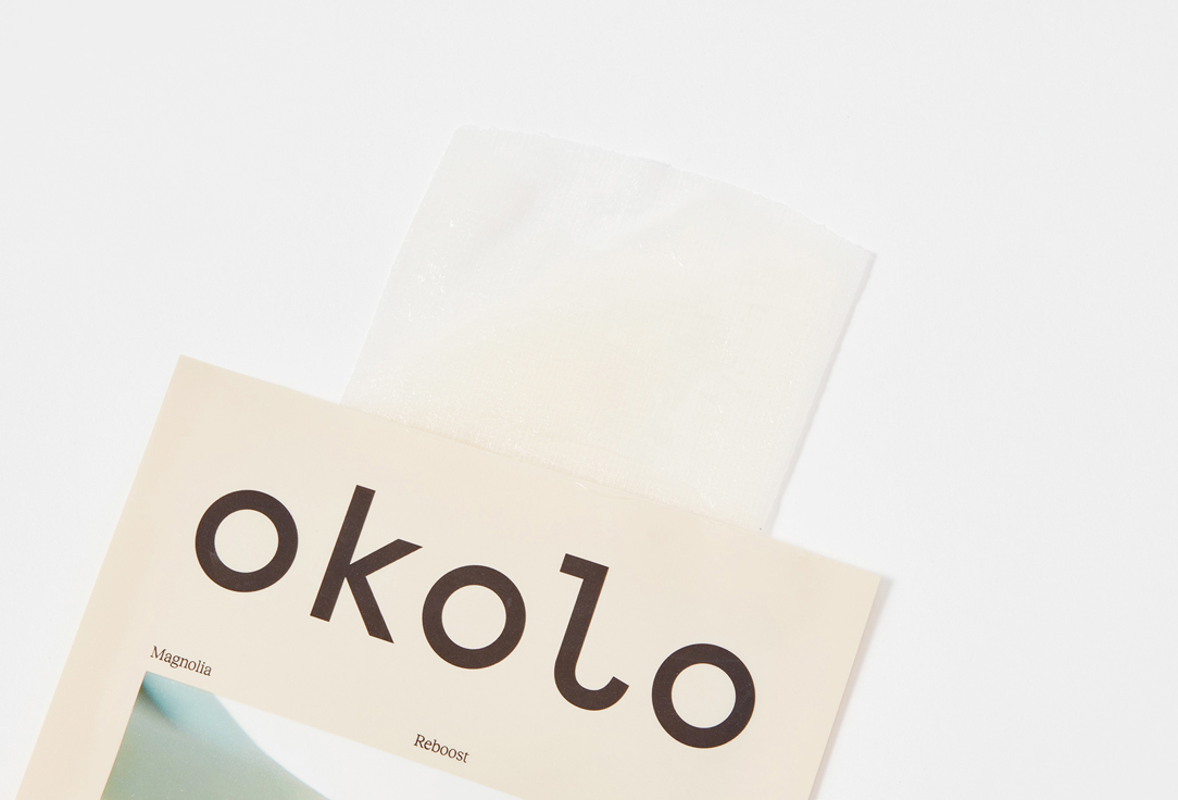 OKOLO Calming toning sheet mask Magnolia Reboost Mask