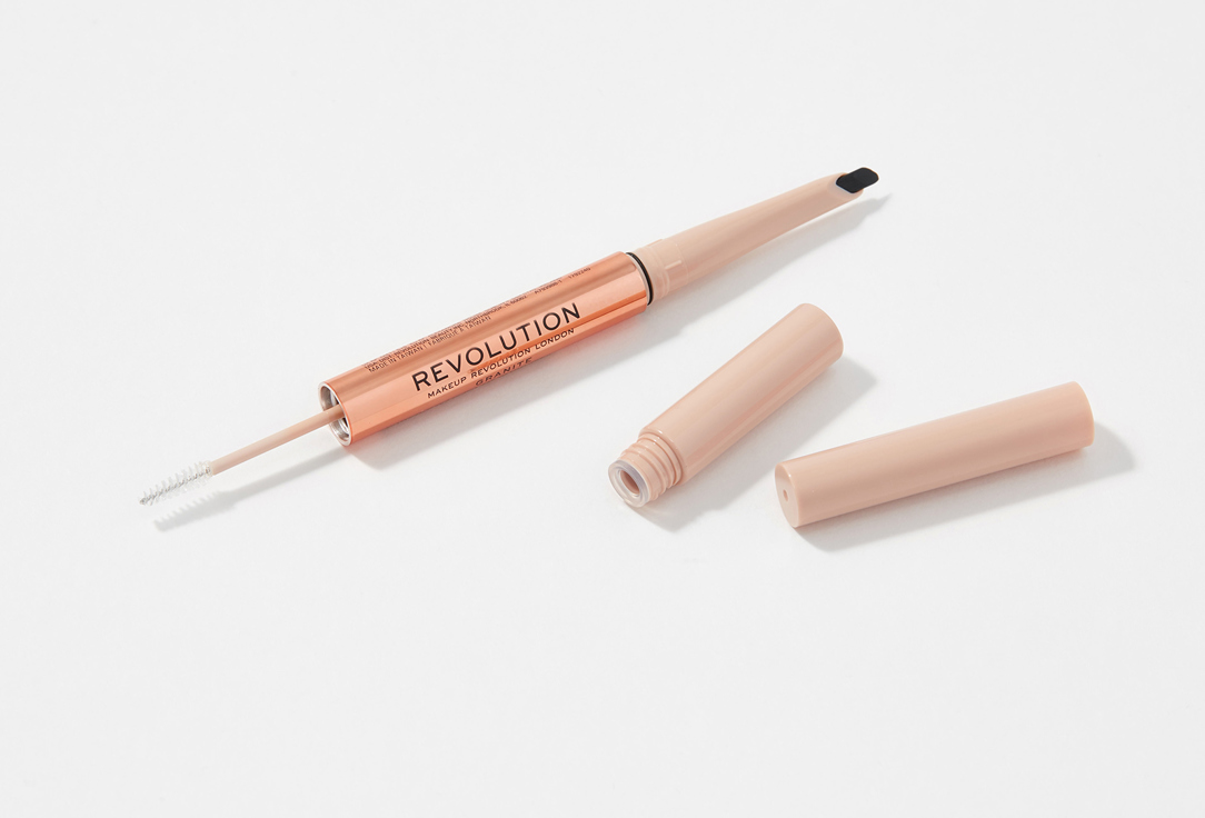 MakeUp Revolution 2-in-1 Brow Pencil & Eyebrow Gel Fluffy Brow Filter Duo