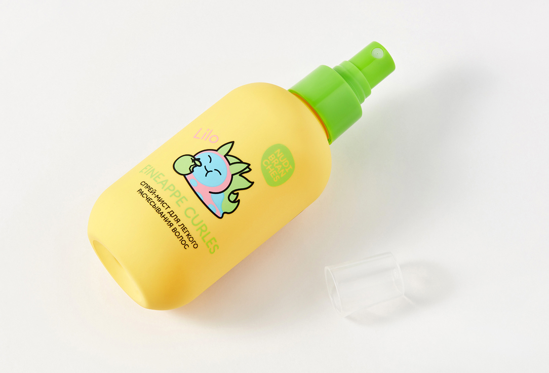 Nudibranches Detangling Hair Mist FINEAPPE CURLES! crispy apple hair spray