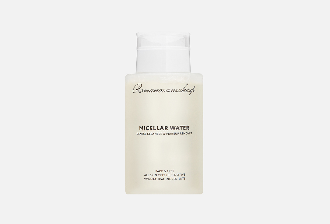 Romanovamakeup Gentle Cleanser & Makeup Remover Micellar Water