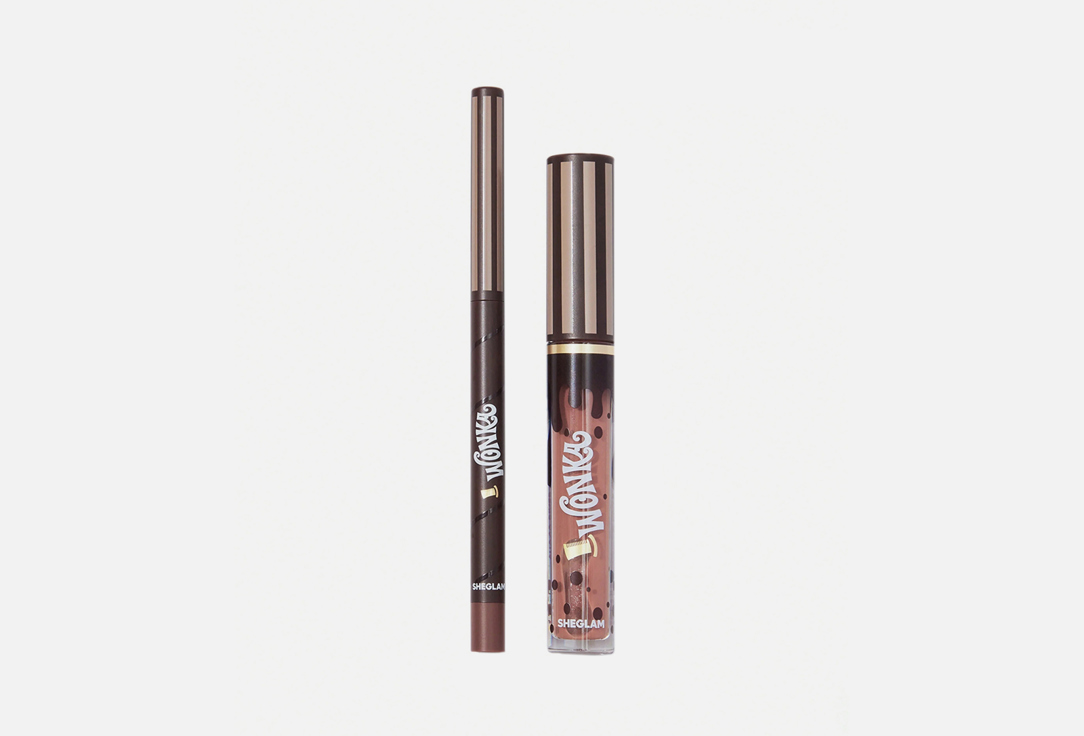 Sheglam lip gloss and lip liner Willy Wonka