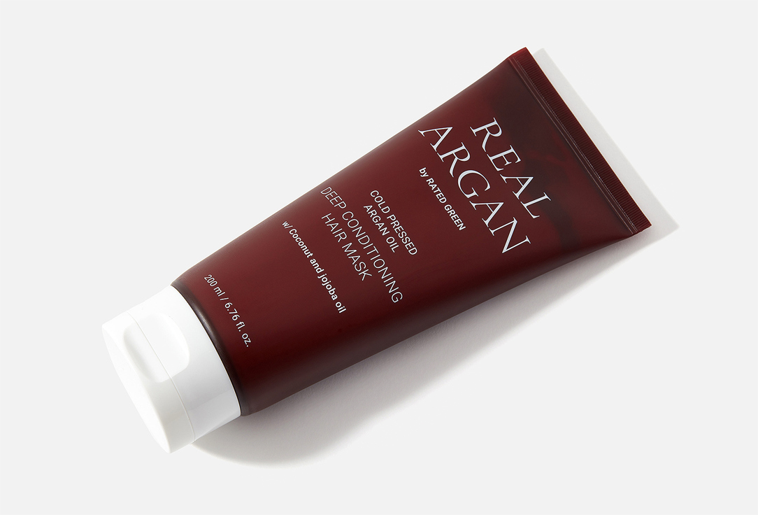 RATED GREEN Strengthening & Softening Hair Mask REAL ARGAN Cold Pressed Deep Conditioning Hair Mask