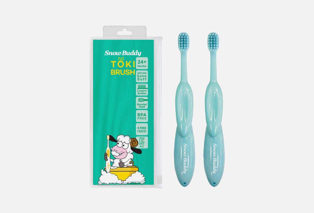 Snow Buddy Toothbrush Toki Kids Mint