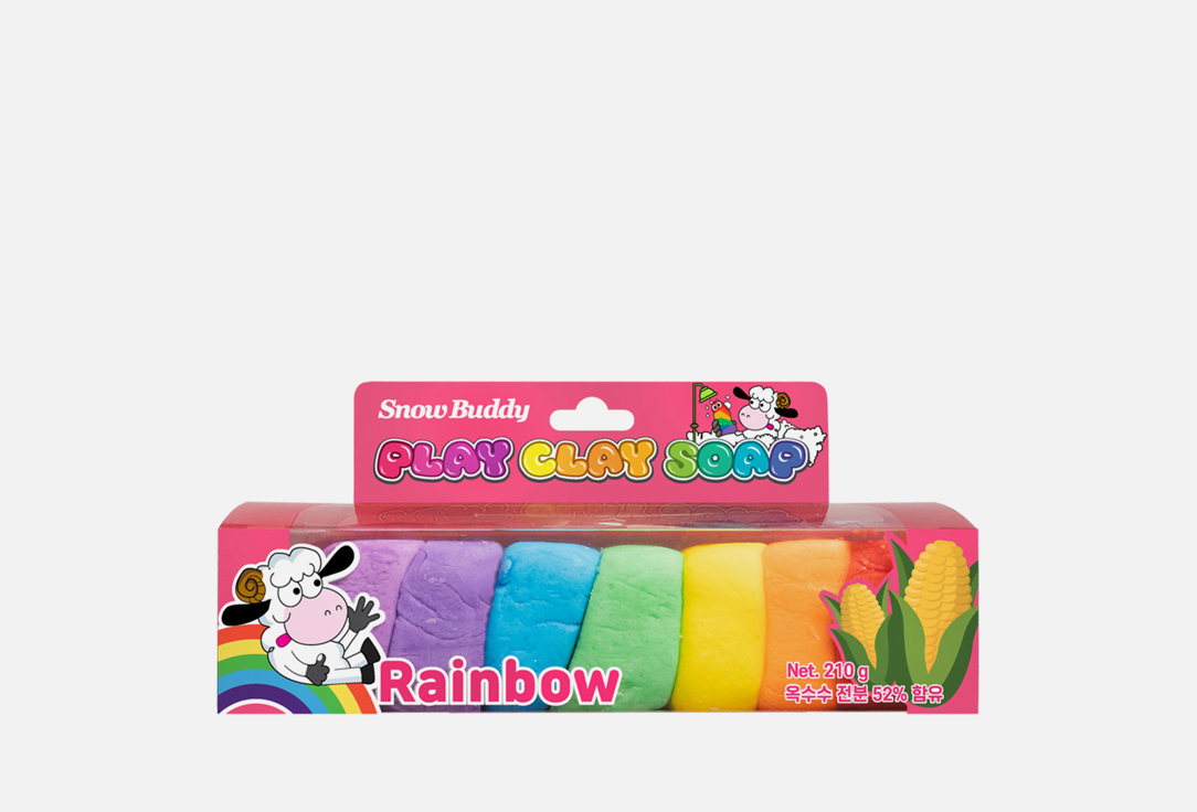 Snow Buddy Play Clay Soap Rainbow