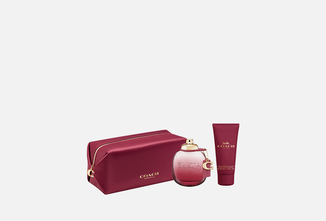 Coach Eau de Parfum Set & Toiletry Pouch Wild Rose