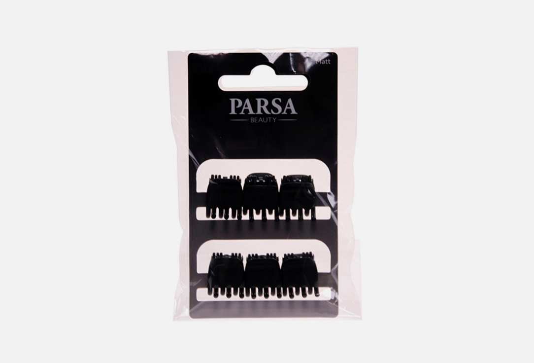 PARSA HAIR CLIPs SMALL BLACK MATT