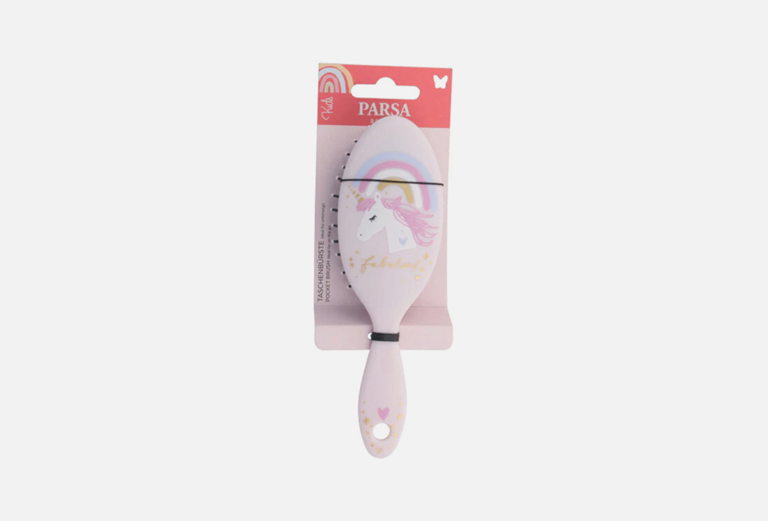 PARSA Kids Hairbrush Unicorn & Rainbow Hairbrush