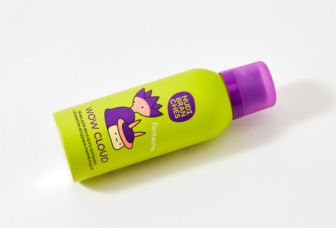 Nudibranches Fun bathing foam Wow cloud! Gummy berries flavor shaping mousse
