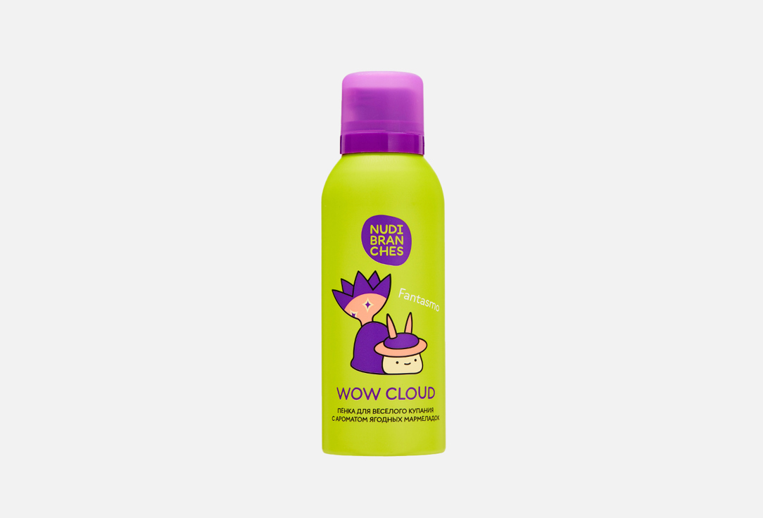 Nudibranches Fun bathing foam Wow cloud! Gummy berries flavor shaping mousse