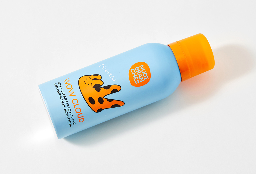 Nudibranches Fun bathing foam Wow cloud! Mango smoothie flavor