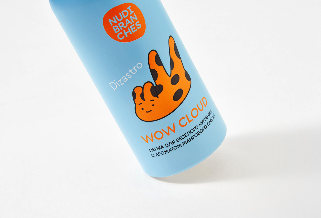 Nudibranches Fun bathing foam Wow cloud! Mango smoothie flavor