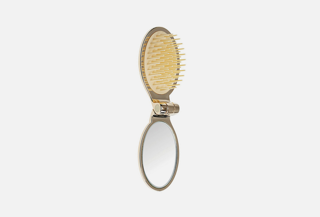 Janeke Folding Hairbrush  Golden