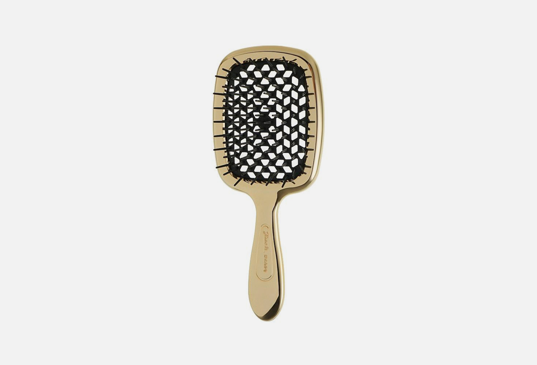 Janeke  Hair brush  Superbrush Black Golden