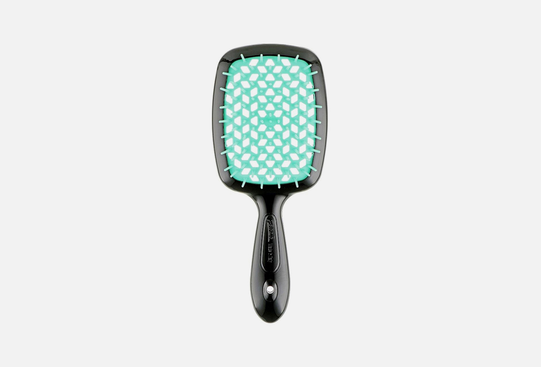 Janeke  Hair brush Superbrush Black Turquoise 