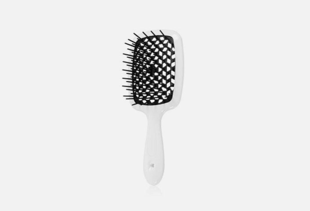 Janeke  Hair brush  Small Superbrush Black White 