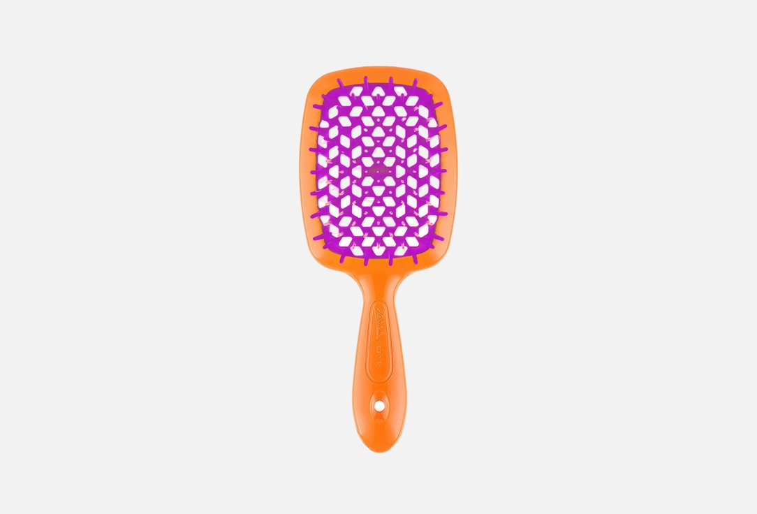 Janeke  Hair brush  Small Superbrush Orange Violet