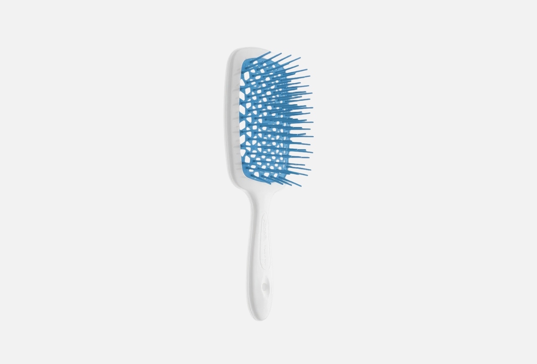 Janeke  Hair brush  Small Superbrush White Turquoise 