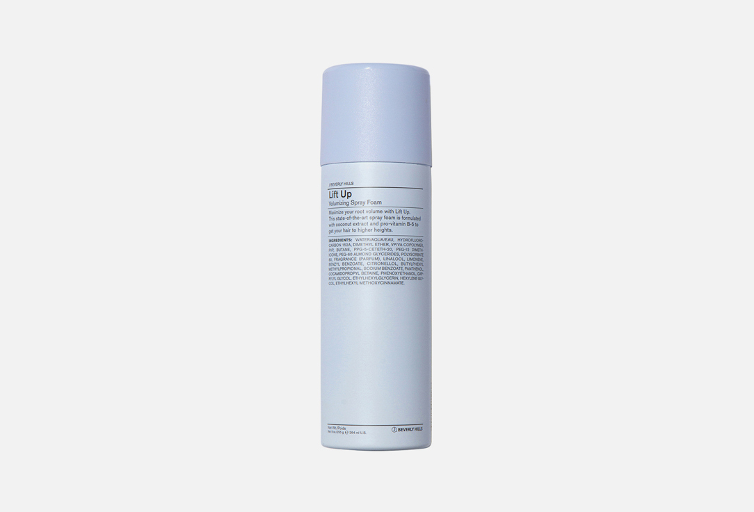 J BEVERLY HILLS Volumizing spray foam Blue lift up 