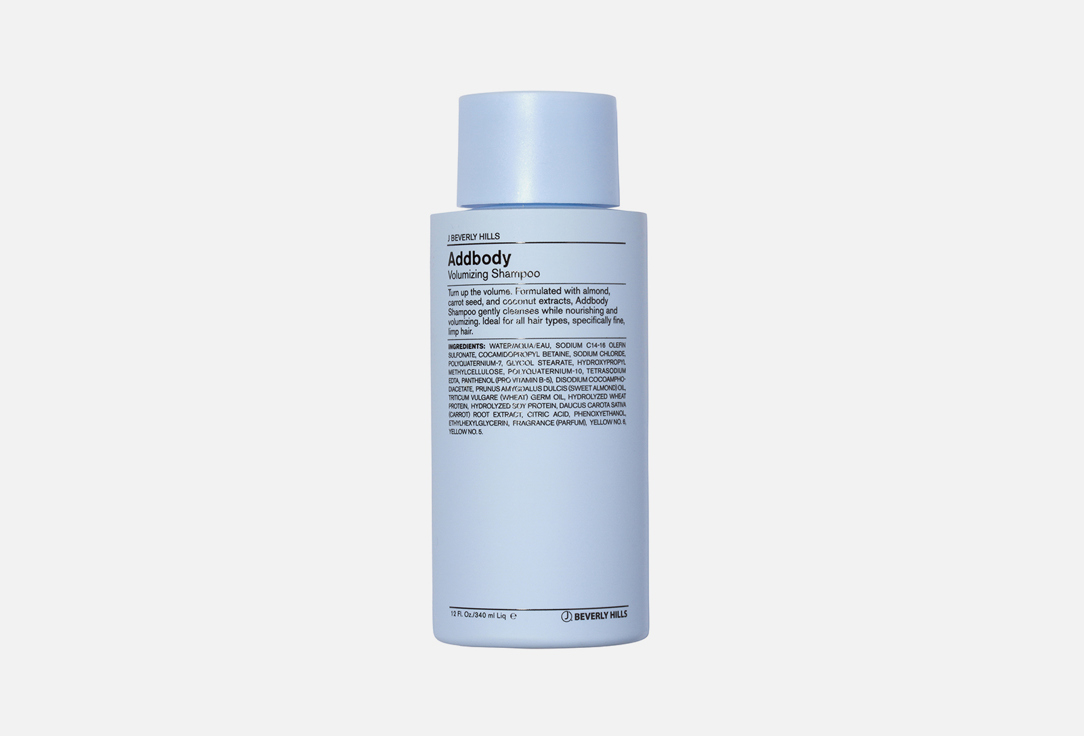 J BEVERLY HILLS Hair volumizing shampoo Blue addbody