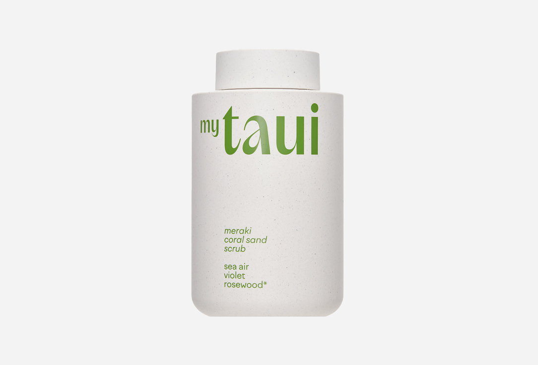 myTAUI White Sand Body Scrub Meraki Coral Sand Scrub