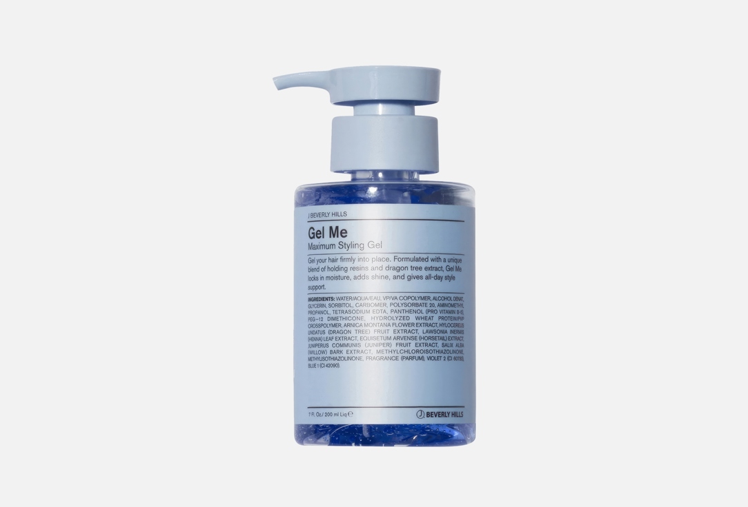 J BEVERLY HILLS Hair styling gel Blue gel me