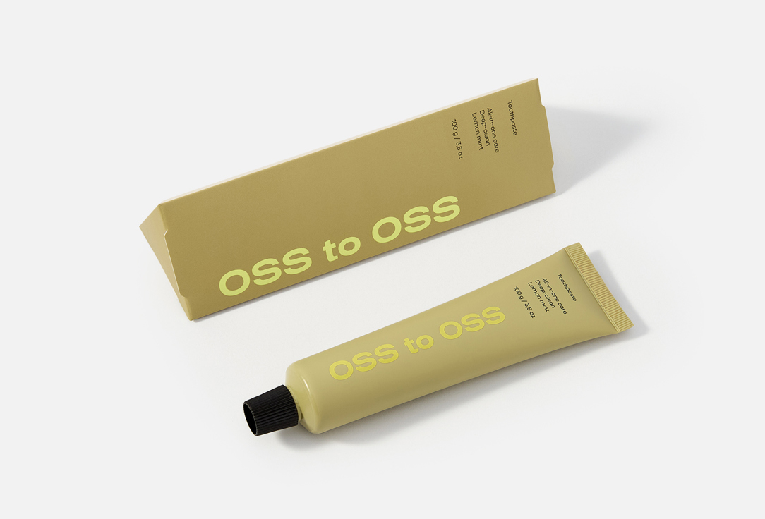 oss to oss Toothpaste for daily care Lemon mint
