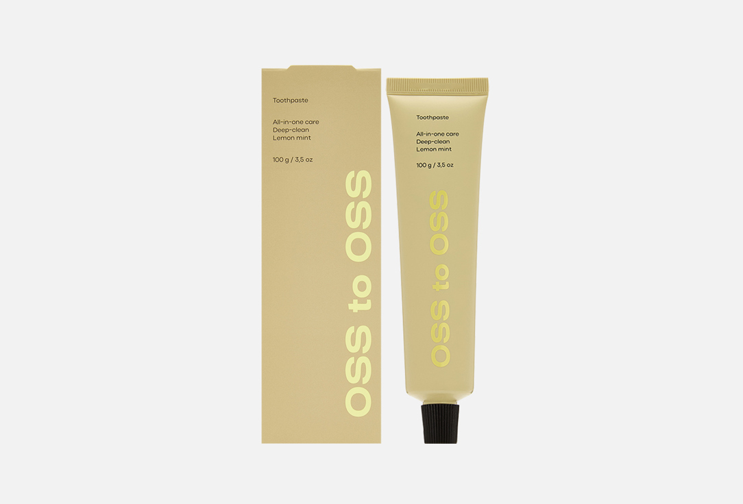 oss to oss Toothpaste for daily care Lemon mint