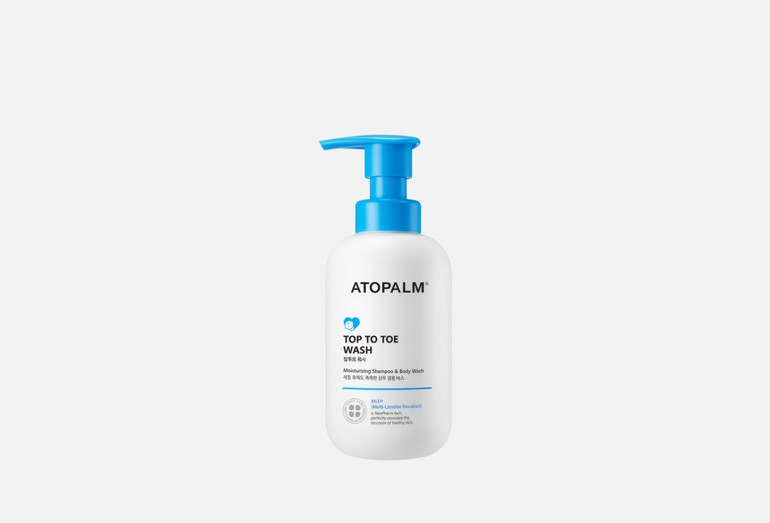 Atopalm Moisturizing Shampoo & Body wash refil Top to toe wash