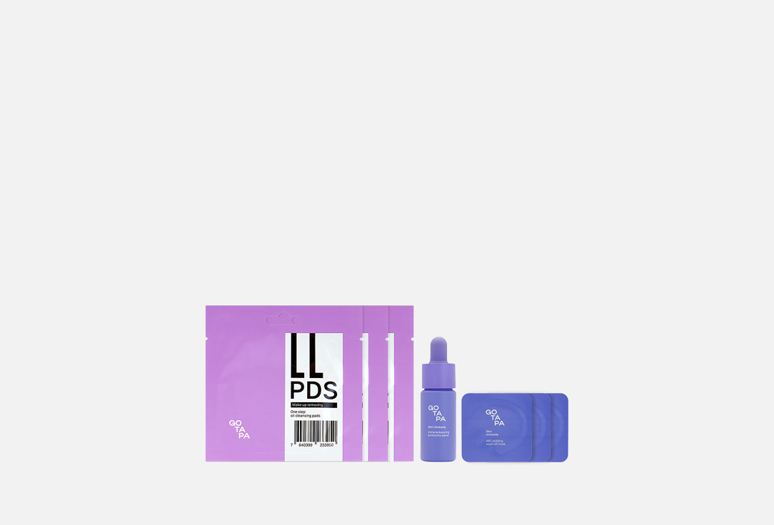 Go Tapa Skincare set: Face Pads, Mask, Serum Barrier Boost Trio