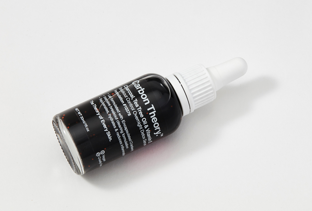 CARBON THEORY Detoxifying Face Serum Charcoal, Tea Tree Oil & Vitamin E