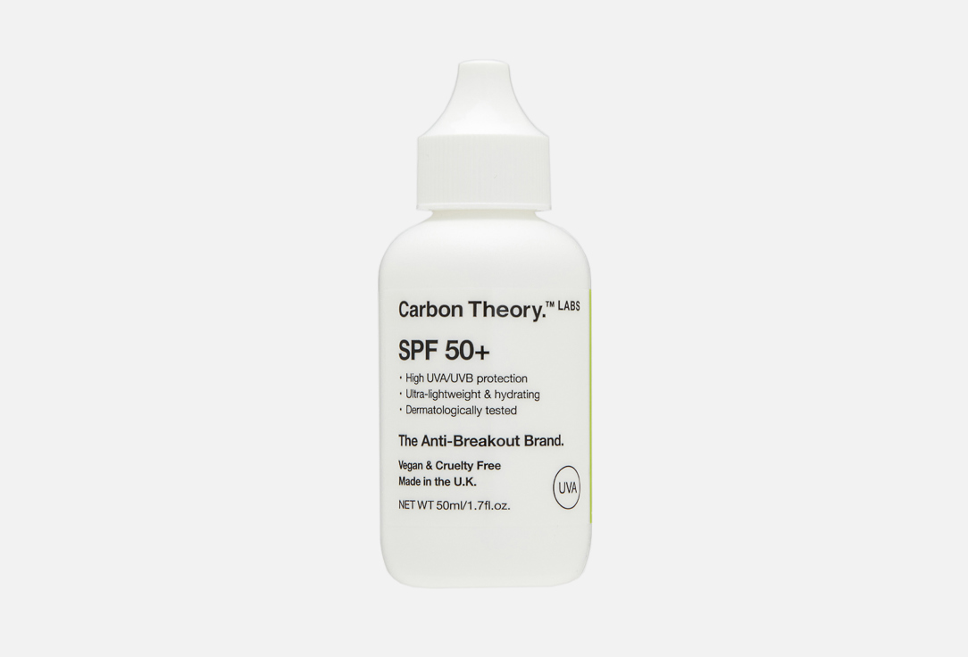 CARBON THEORY Moisturizing & Smoothing Face Sunscreen SPF50+ Day-Lite