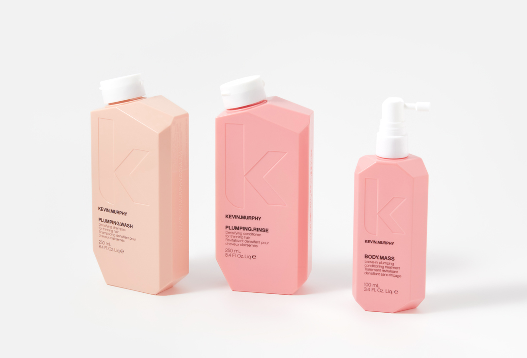 KEVIN.MURPHY Gift set: Shampoo, Hair conditioner, Leave in treatment Work My Body