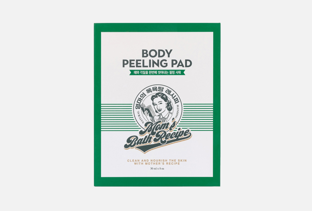 Mom's Bath Recipe Body Peeling Pad  Soy Milk 